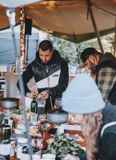 Kochen mit SOTO Outdoors Team Event