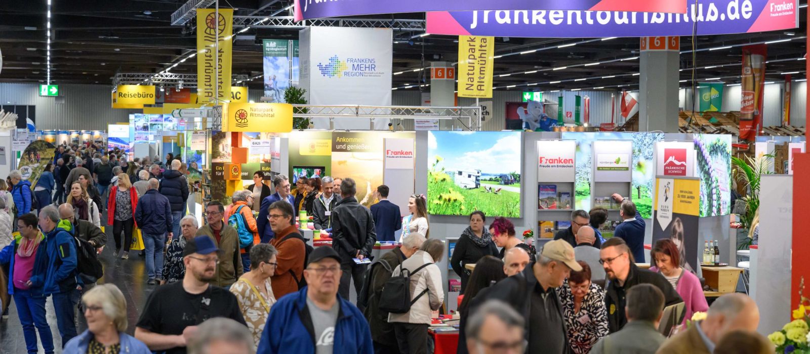 Freizeitmesse Nürnberg Messegeschehen Foto Timm Schamberger