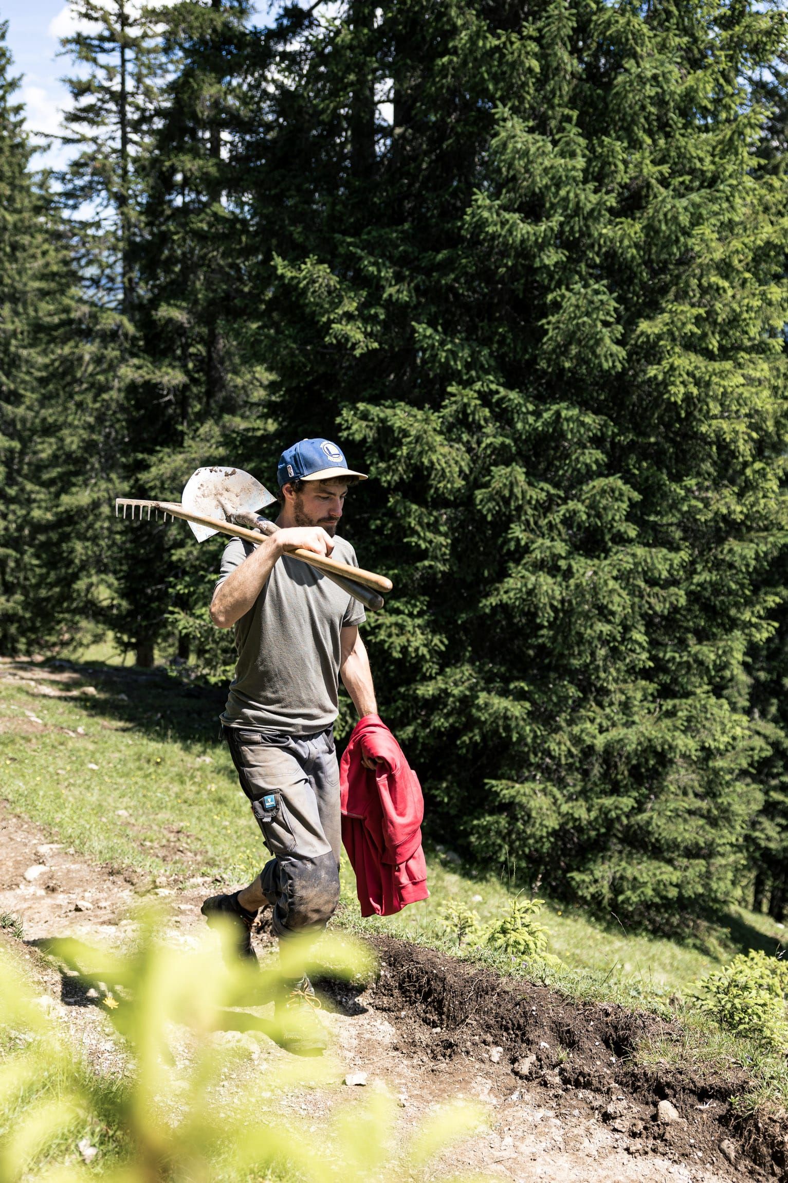 trail crew davos klosters mountainbike alps epic trail Tom Jutzler 2024 Davos