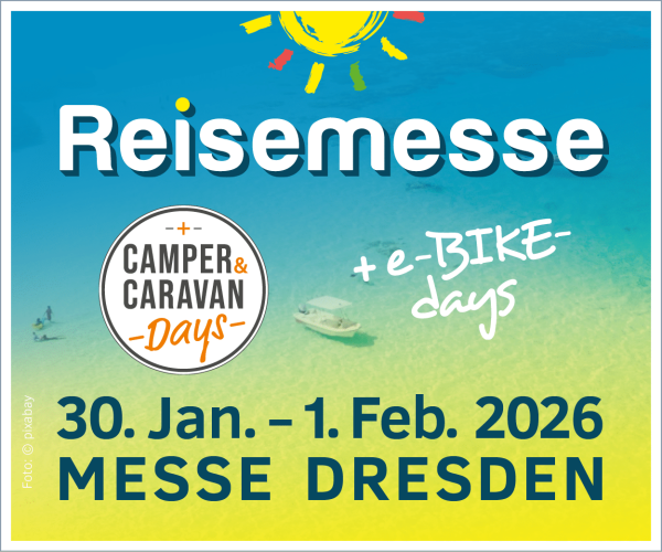 Reisemesse Dresden 2026 Werbebanner