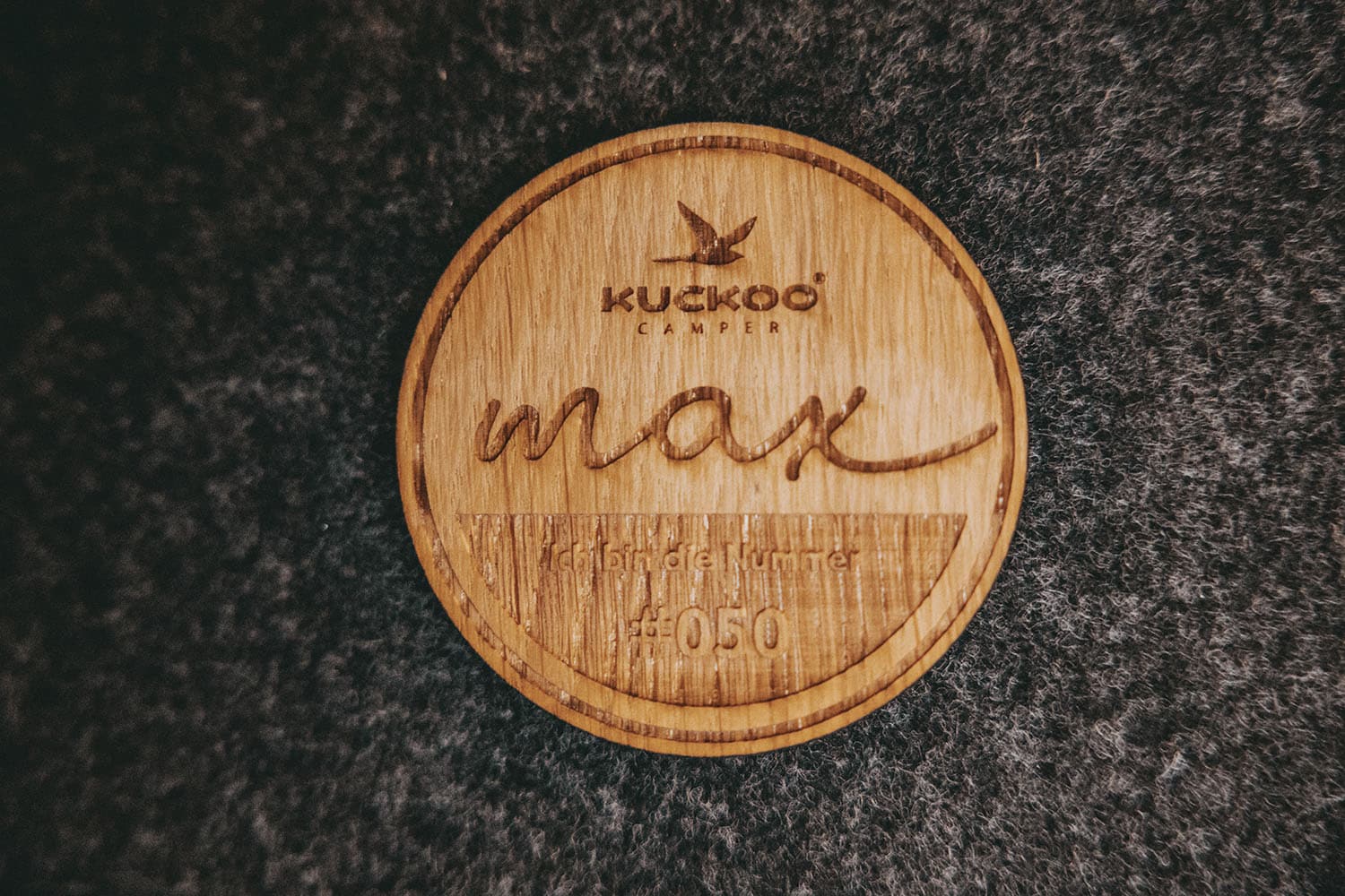 Kuckoo Camper Max Gemeinsam Draussen Max Nummer 50 Emblem