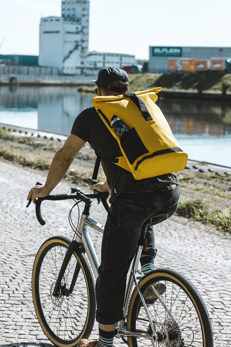 BTWIN Fahrrad Rucksack Speed 900 Gravel Bike Hafendock