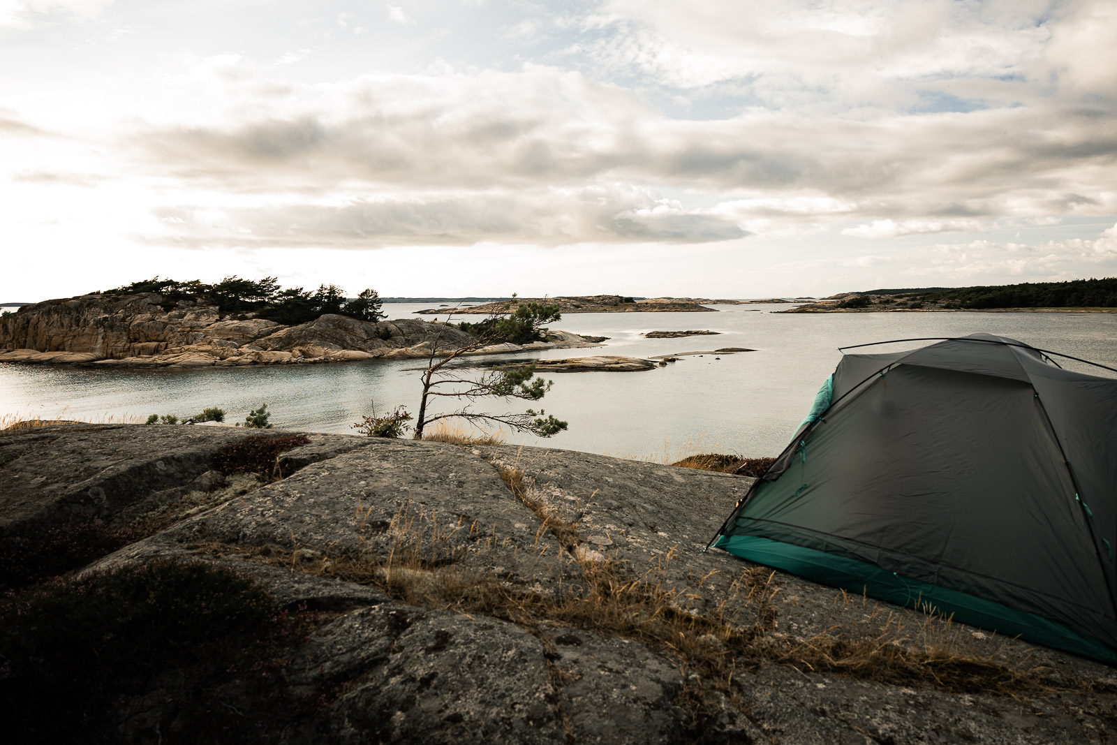 Big Agnes Sarvis VST 3 Blick auf den Schärengarten im Nationalpark