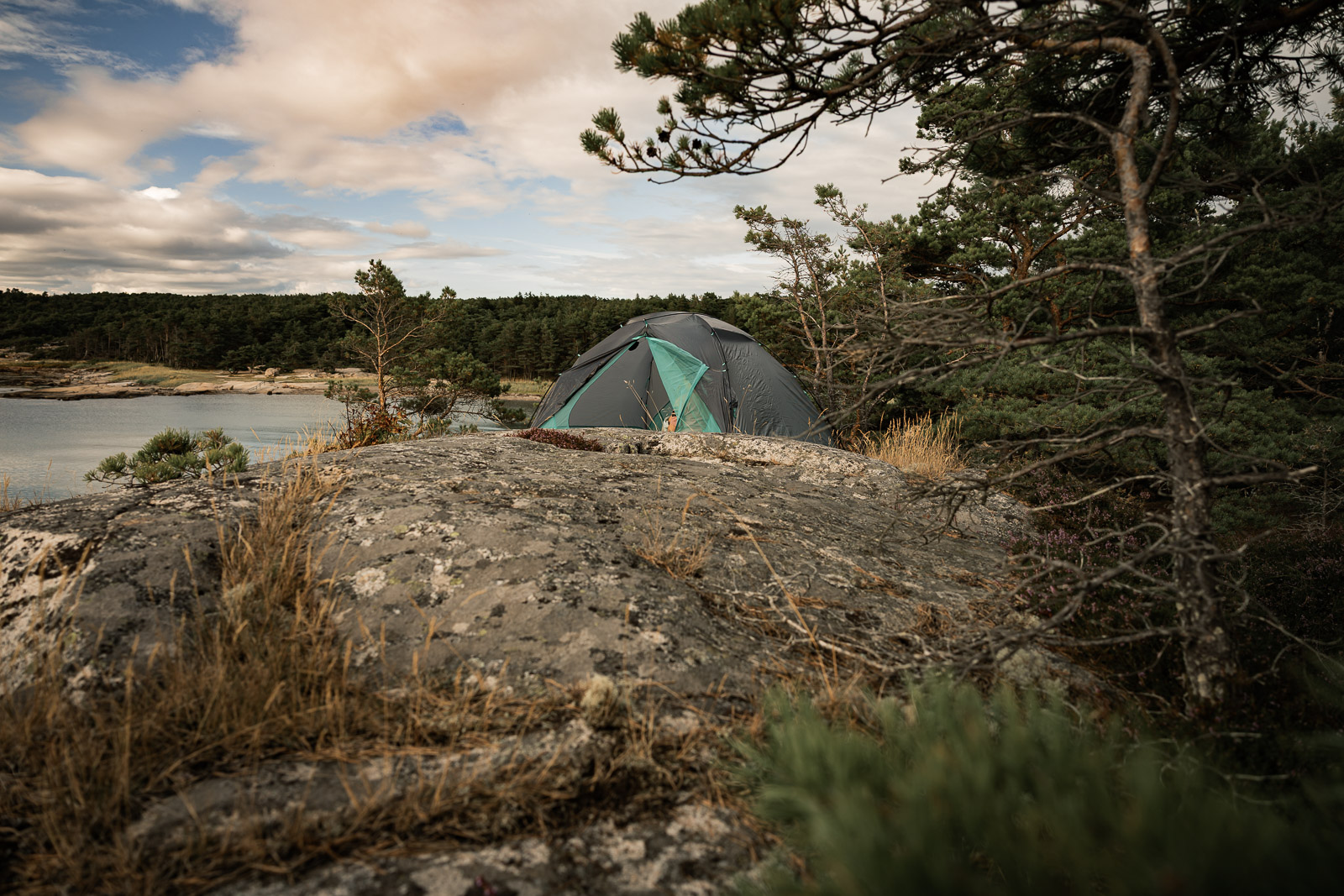 Big Agnes Sarvis VST 3 exponierte Lage am Meer