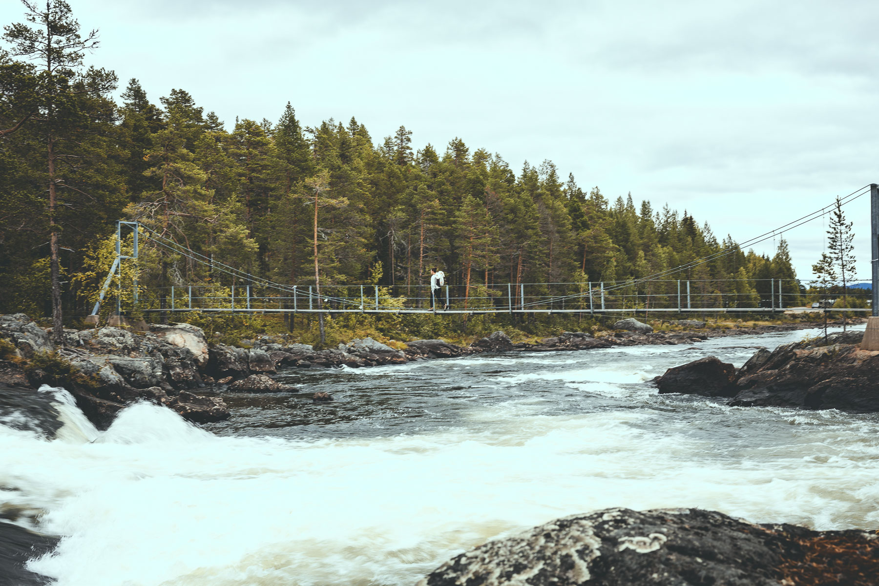 Trollforsen Hängebrücke