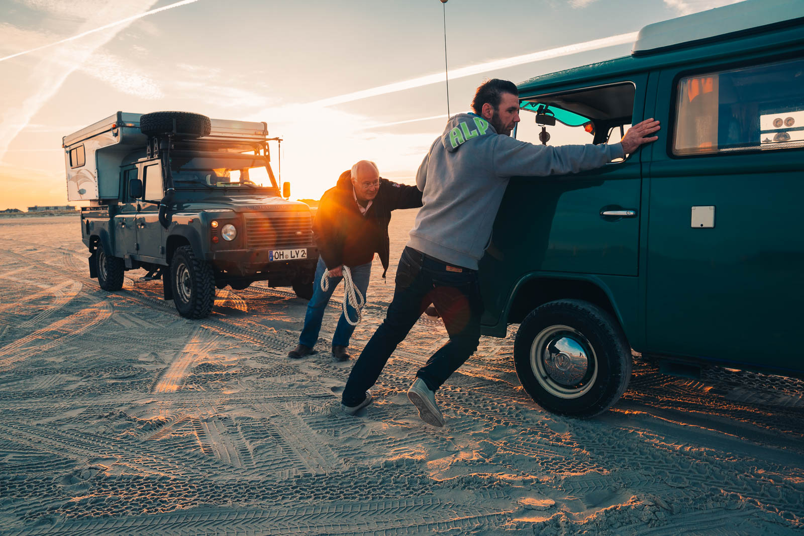 camp n connect Hilfe am Strand