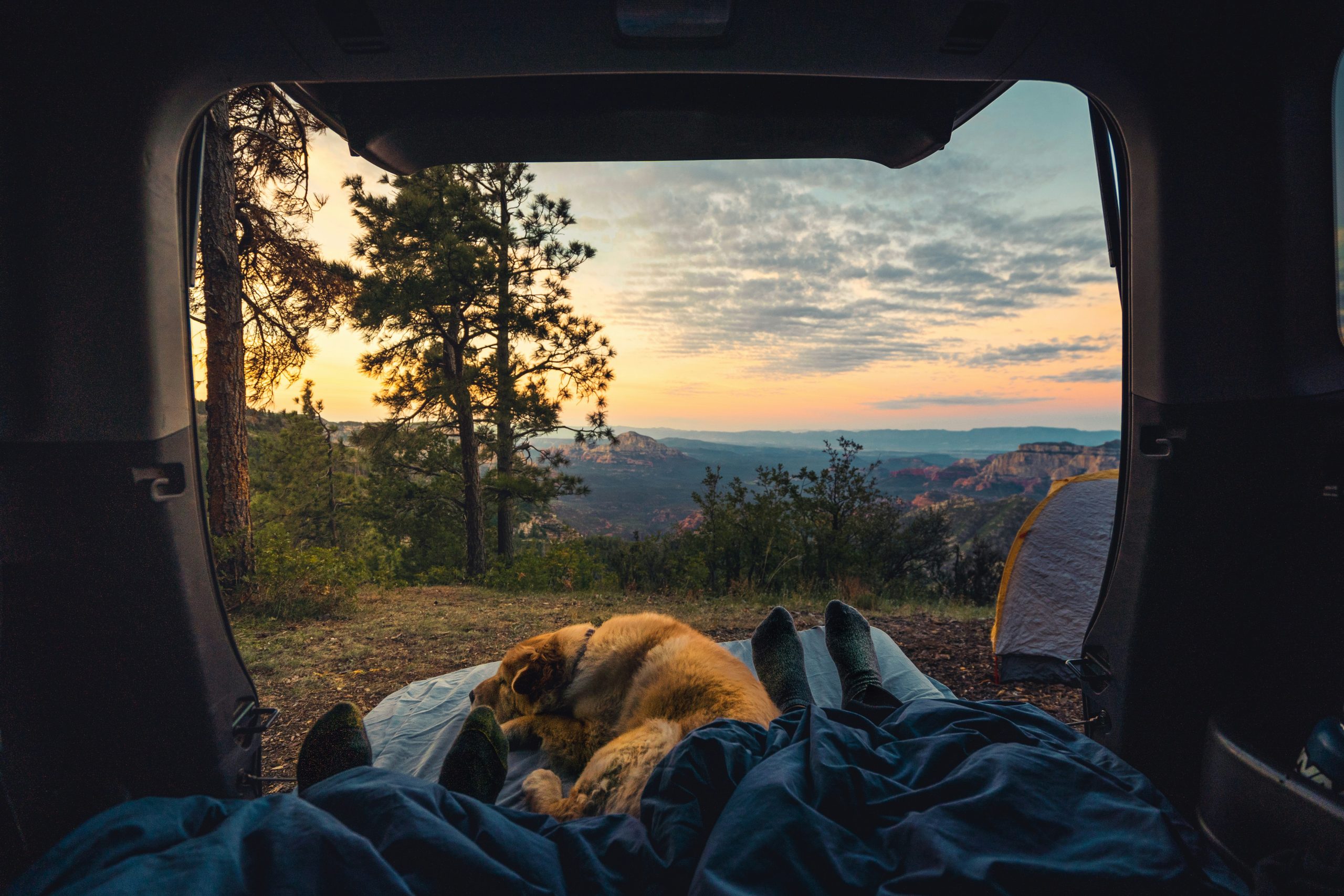 Aufwachen im Camper