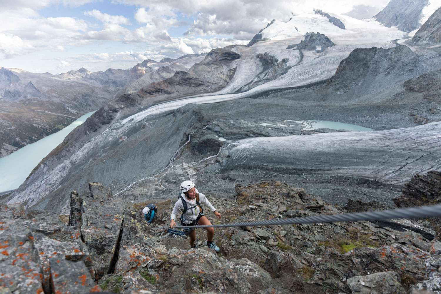 wyldmagazin wyldmag saas fee Klettersteig Britannia Sommer 2022 (3)