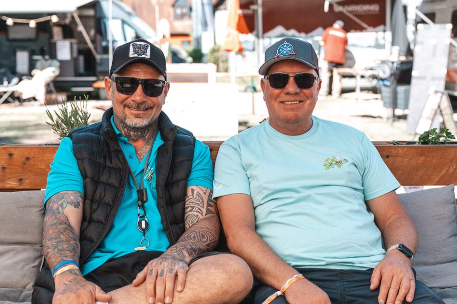 Odin und Holger Veranstalter der Fränkischen Campertage