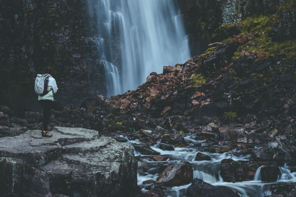 Wasserfall im schwedischen Nationalpark Fulufjället