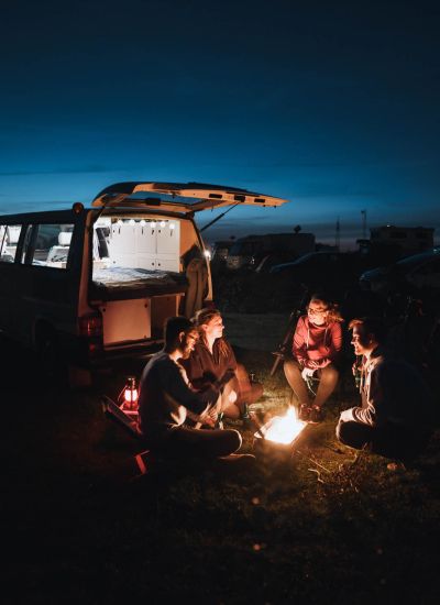 camp n connect unterwegs mit dem bulli