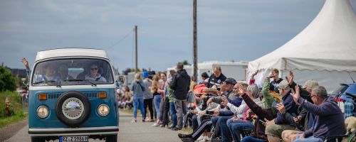 Midsummer Bulli Festival 2026 Ausfahrt mit dem VW T1 auf Fehrmarn