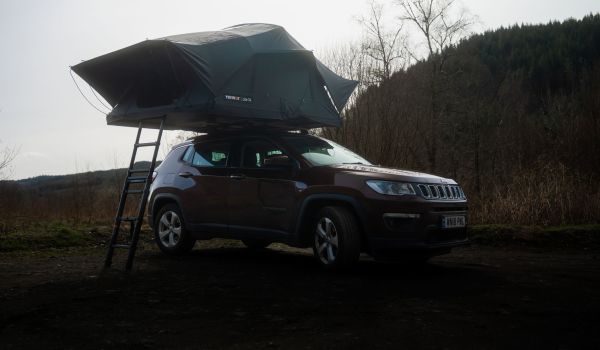 Tentbox Dachzelt auf Jeep Tentbox Lite XL Offroad 10 Jahre Tentbox
