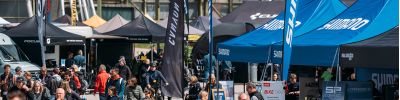 e bike days Muenchen 2026 Ausstellerzelte und Besucher Olympiapark 45e7fcf5
