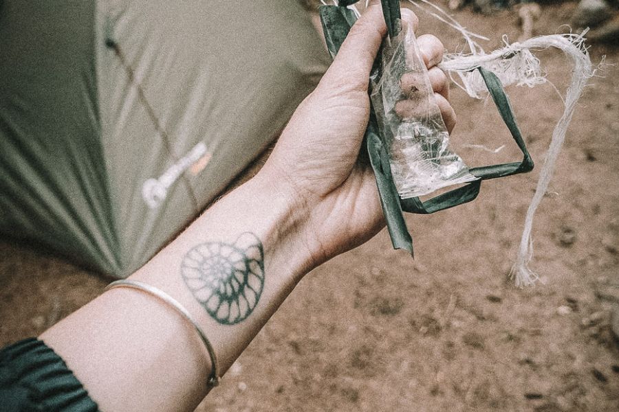 Leave no Trace Regeln beim Biwakieren und Zelten
