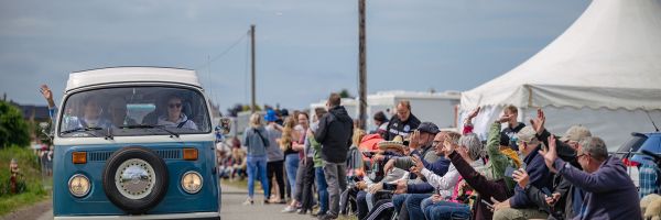 Midsummer Bulli Festival 2026 Ausfahrt mit dem VW T1 auf Fehrmarn