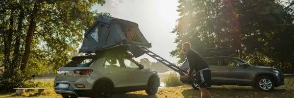 Nordling easyaufbau Dachzelt Messeaufbau