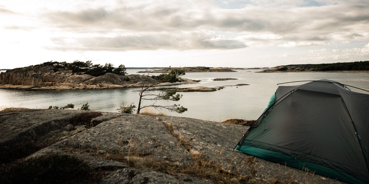 Big Agnes Sarvis VST 3 Blick auf den Schärengarten im Nationalpark
