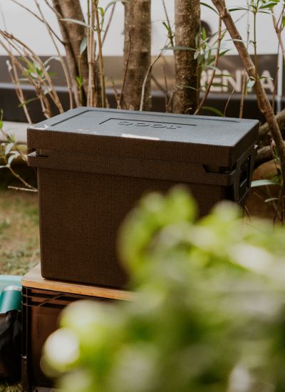 qool eco+ auf einem Campingplatz