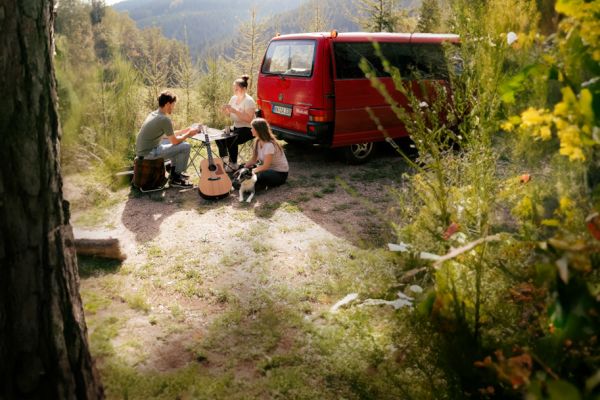 Nomady Camping mit VW Bus