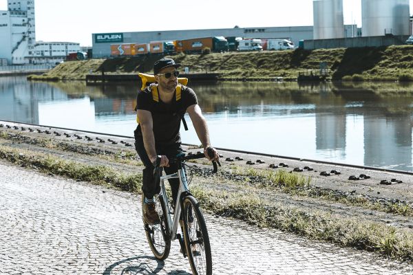 BTWIN Fahrrad Rucksack Speed 900 Fahrradfahrer Gravelbike Hafendock